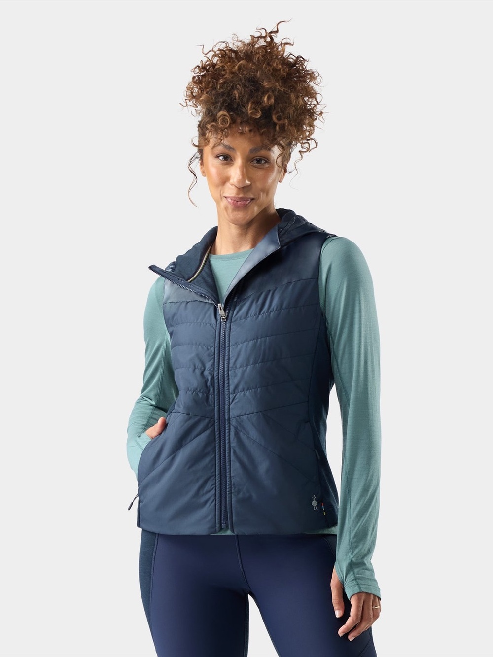 NWT Smartwool Smartloft Hooded Vest Twilight Blue Women’s Medium